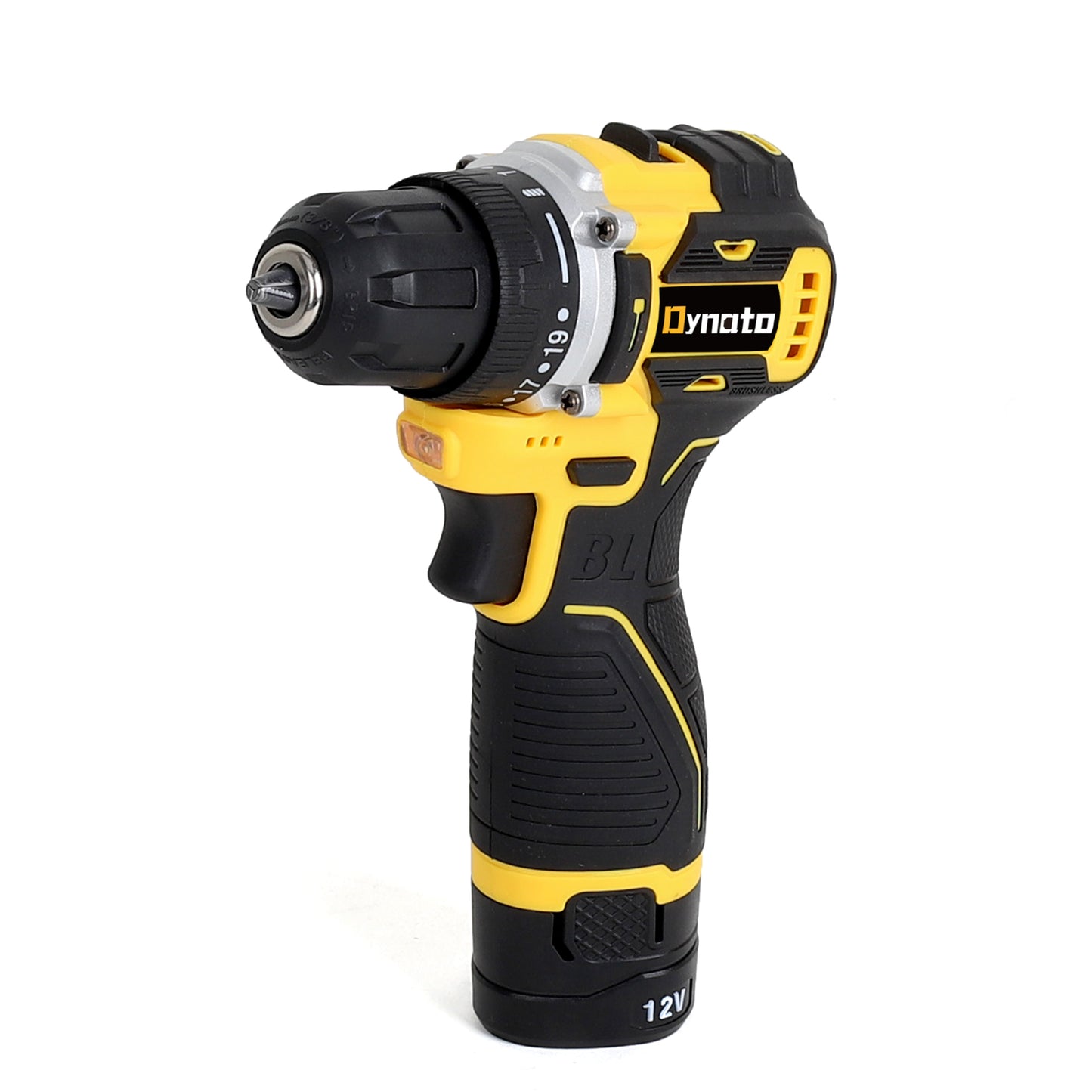 Dynato 12V Cordless Drill/Driver, 1.5Ah Battery Powered