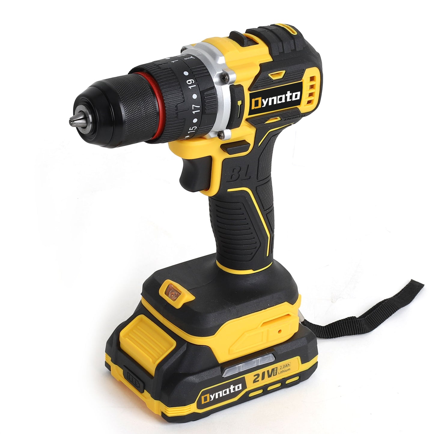 Dynato 21V Cordless Drill/Drive, 1.5Ah Battery Powered