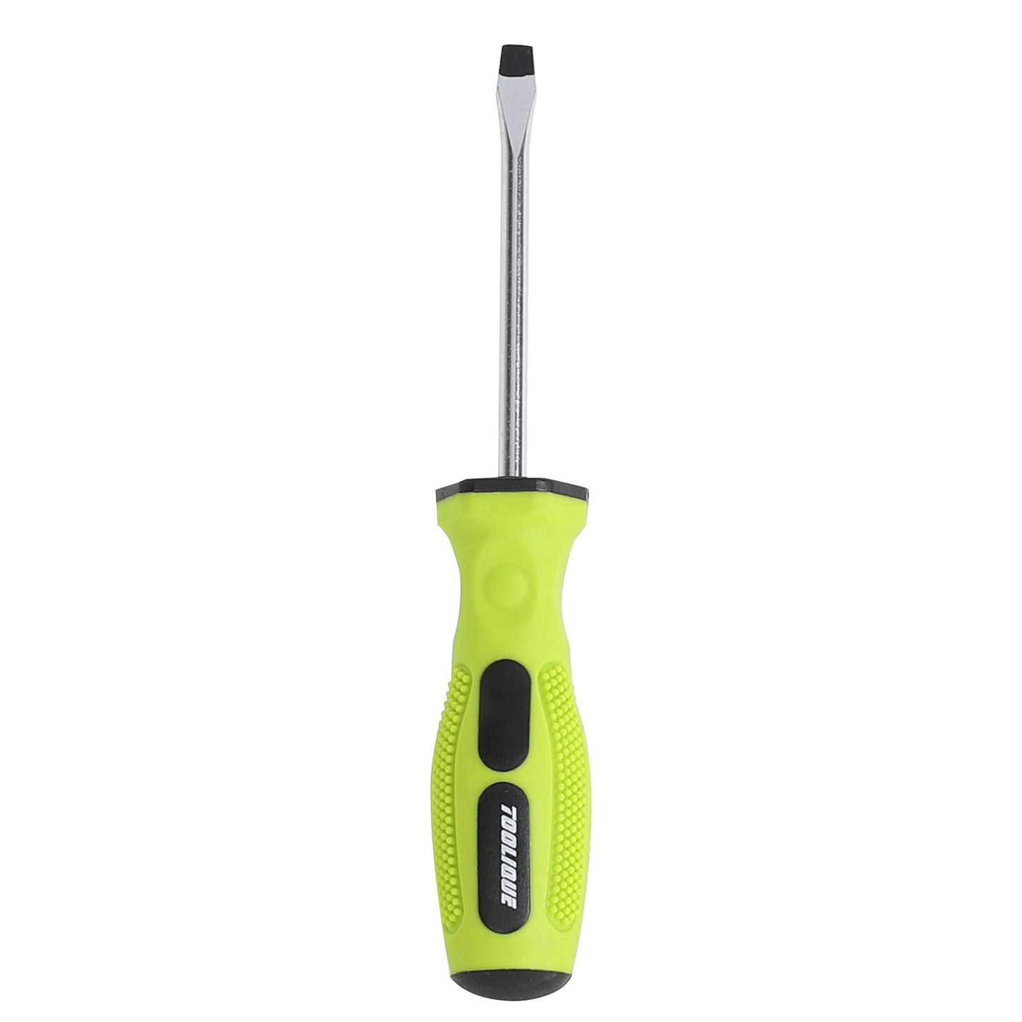 Dynato Screwdriver with Ergonomic Comfort Grips, Slotted 1/4X4"